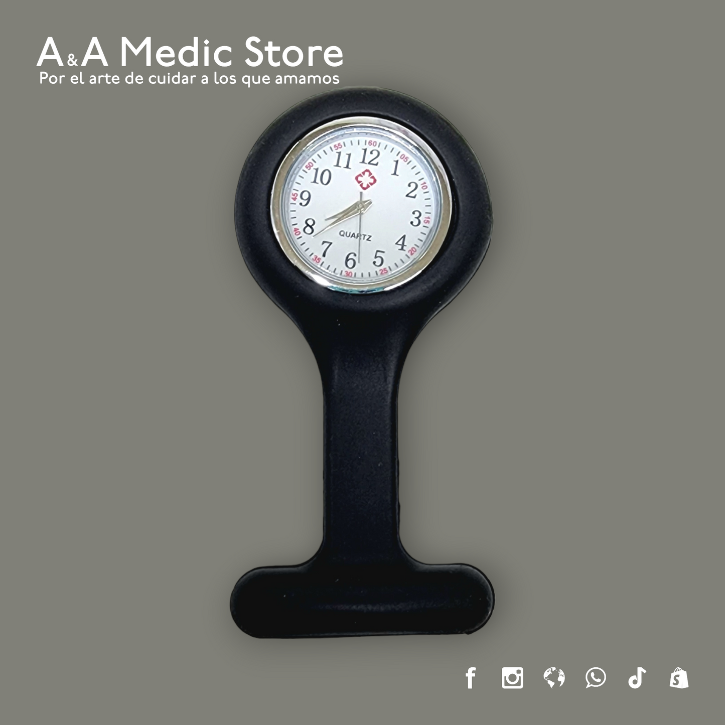 Reloj de broche
