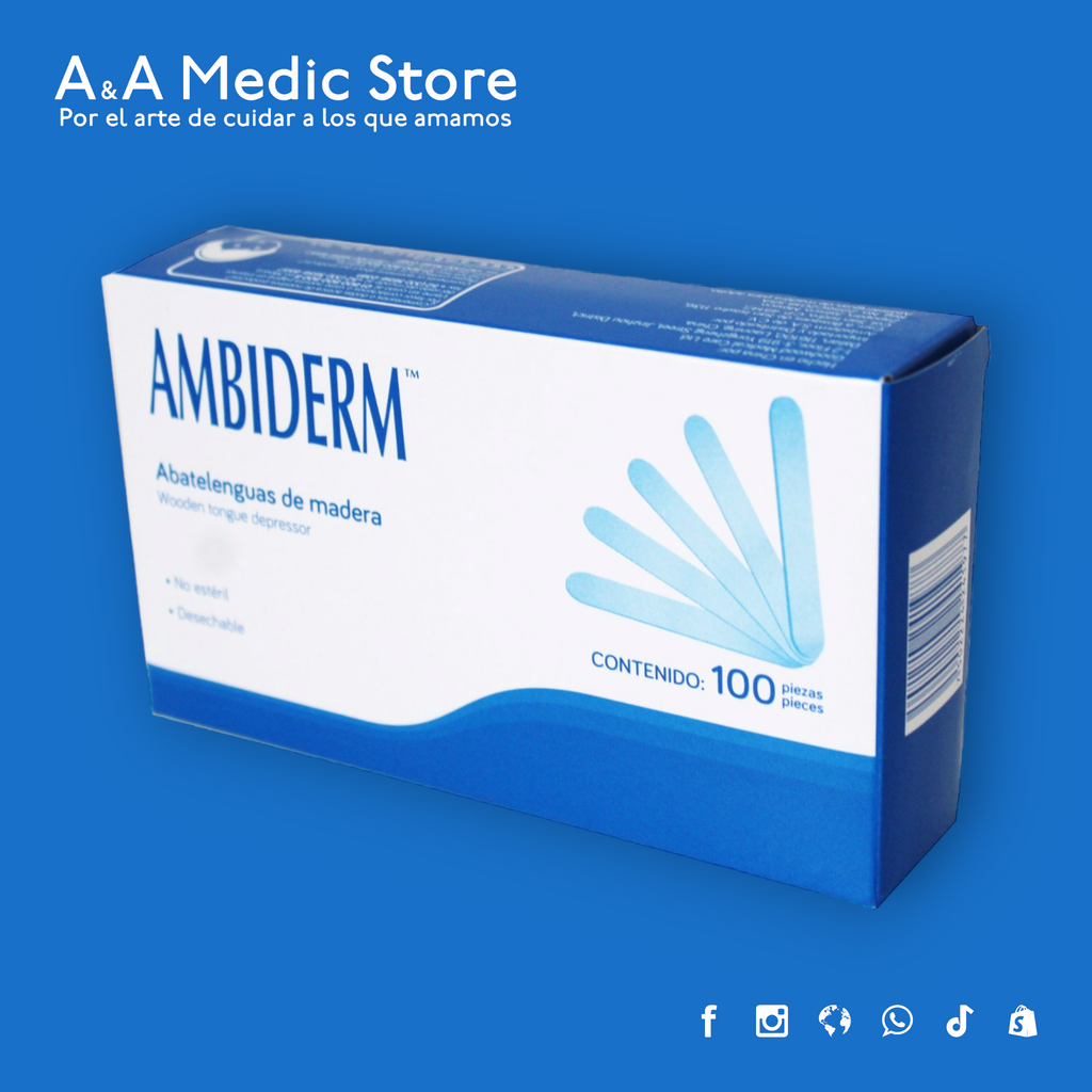 Abatelenguas de madera