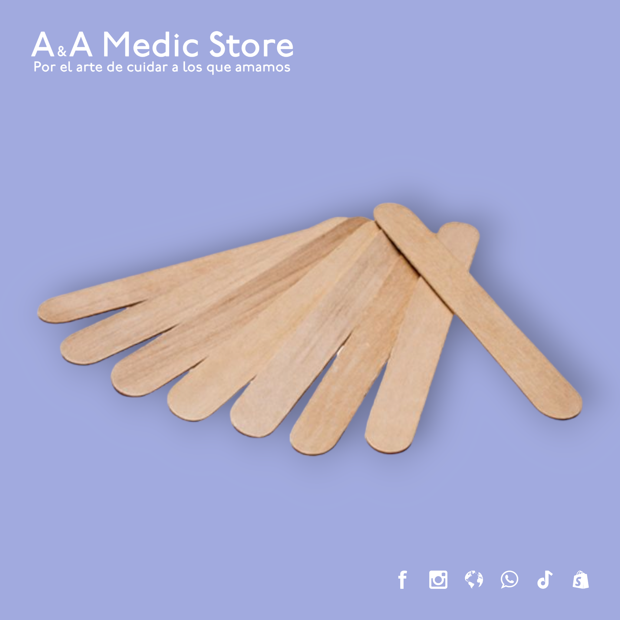 Abatelenguas de madera