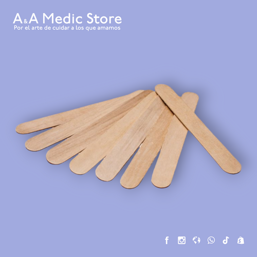 Abatelenguas de madera