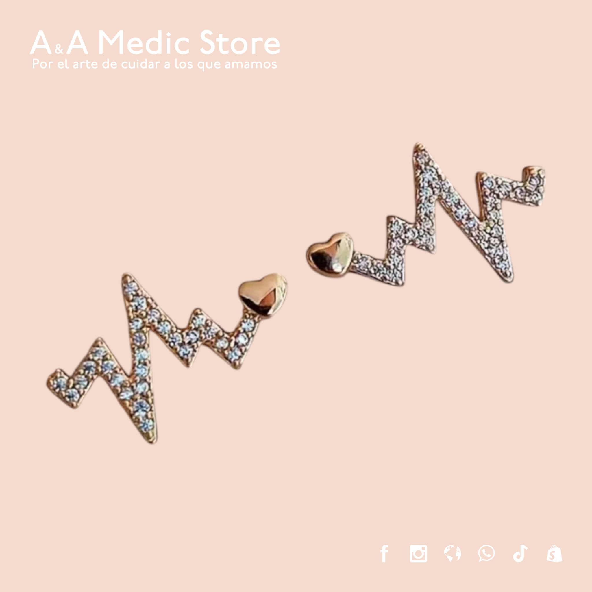 Broquel electro corazón